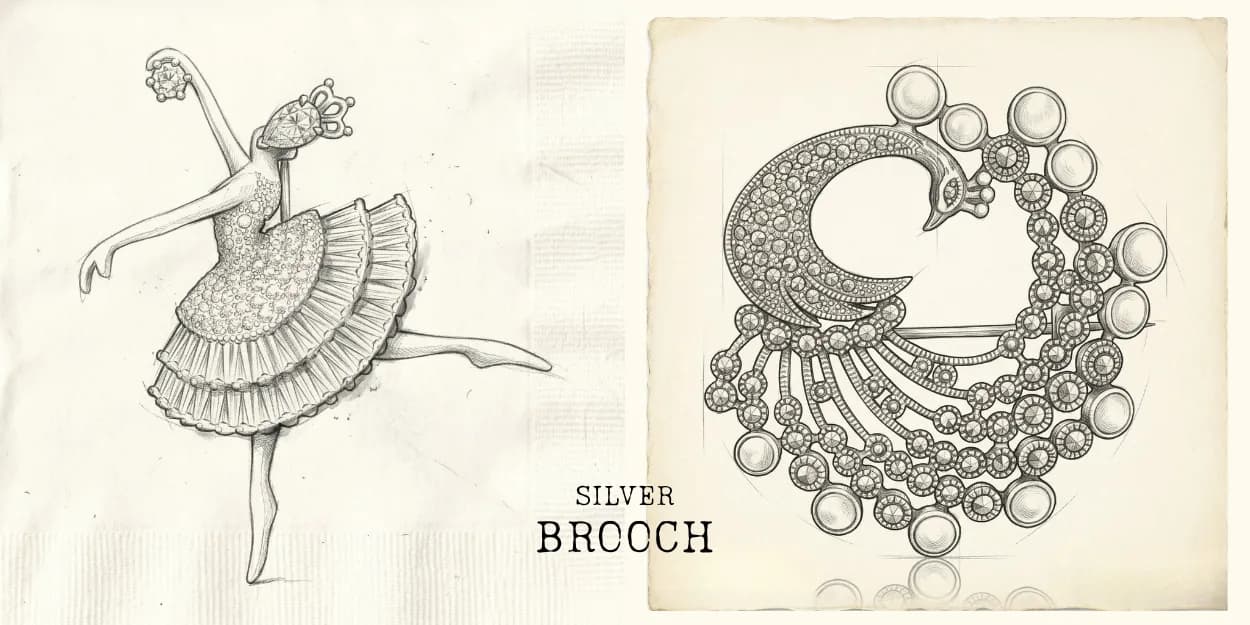 Silver Brooch
