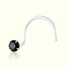 Radiant Silver Nose Pin