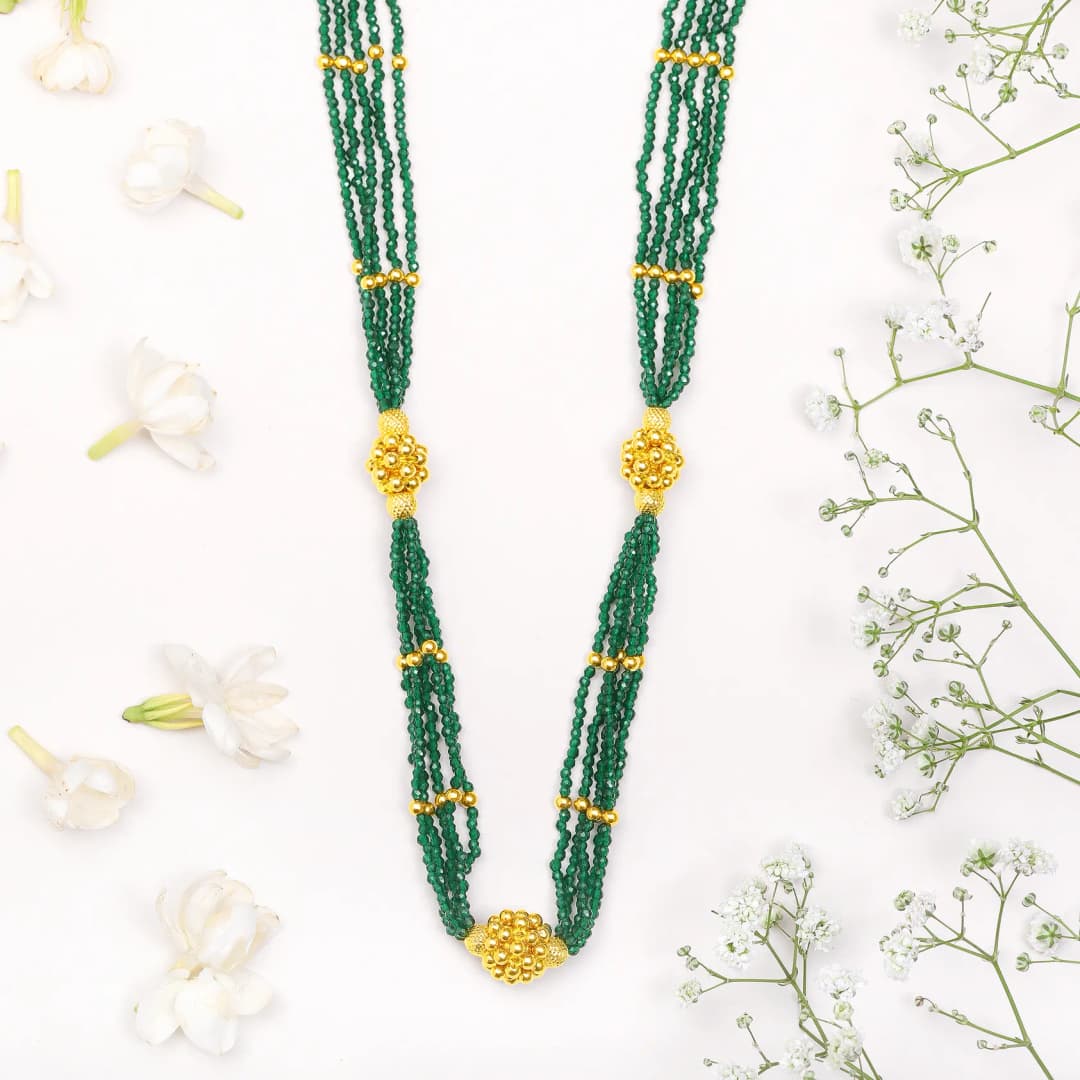 Enchanted Ivy Golden Lakhi Mala