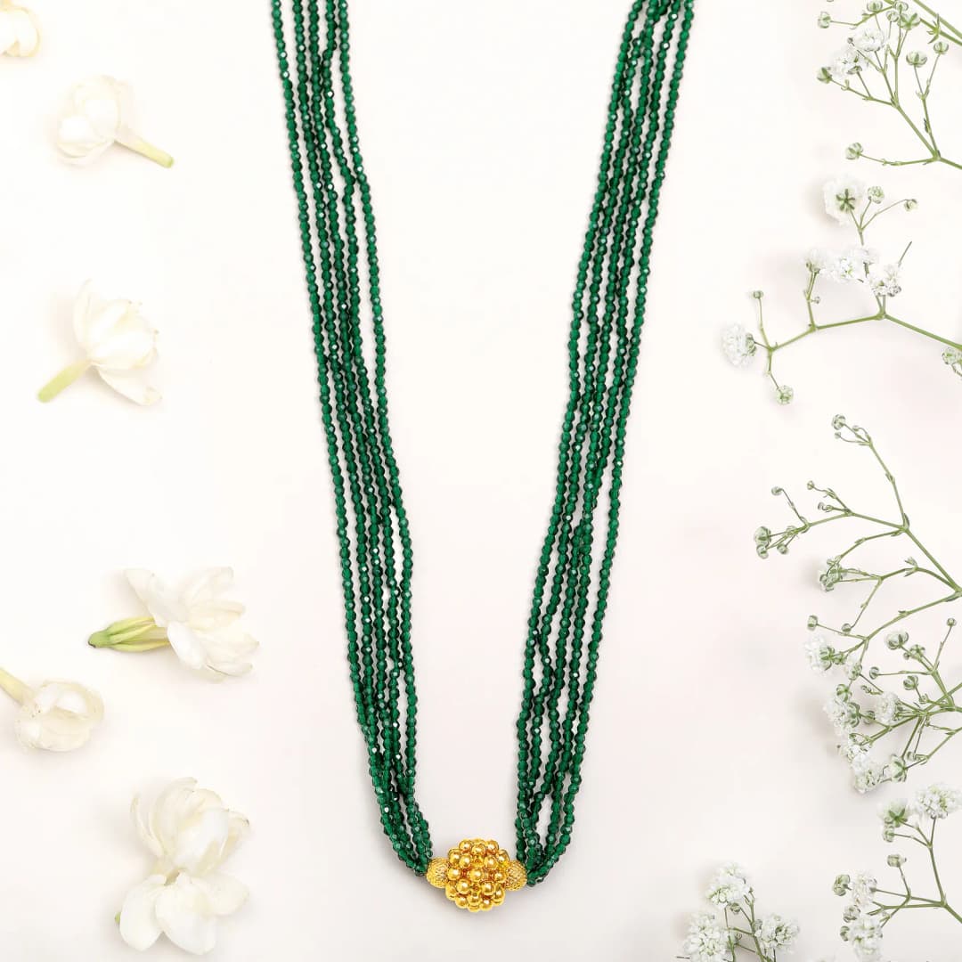 Emerald Lakhi Mala