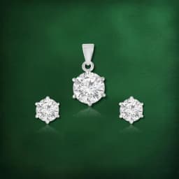 Astra Silver Pendant Set