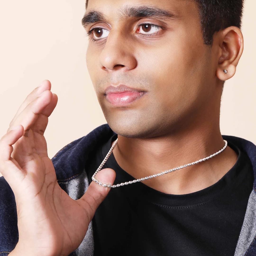 Mani Silver Chain