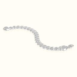Silver Strike Heavy Silver Bracelet