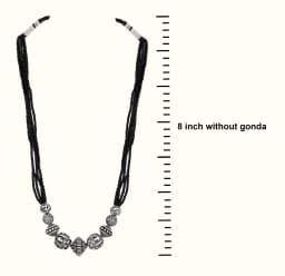 Elegant Silver Oxidised Mangalsutra