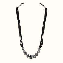Classic Silver Oxidised Mangalsutra