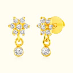 Petal Drop 22Kt Gold Tops