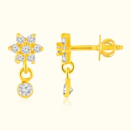 Petal Drop 22Kt Gold Tops