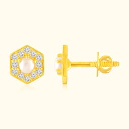 22Kt Gold Moti Tops