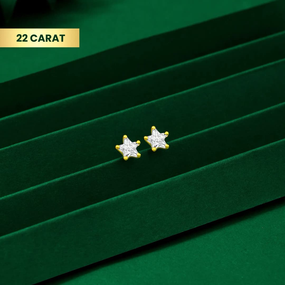 22Kt Gold Star Tops