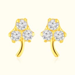 22Kt Golden Leaf Drop AD Tops