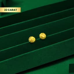 22Kt Golden Round Tops
