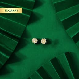 22Kt Golden Floral AD Tops