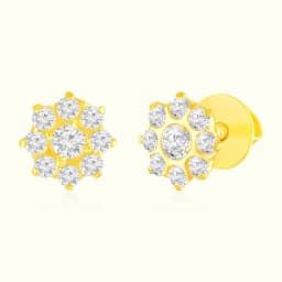 22Kt Golden Floral AD Tops
