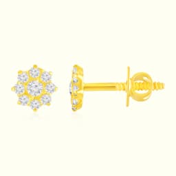 22Kt Golden Floral AD Tops