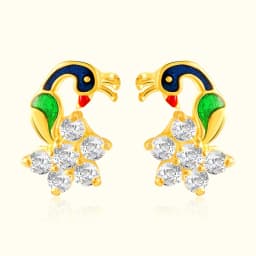 22Kt Gold Peacock Tops