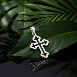 Silver Cross Locket