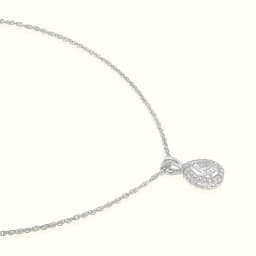 White Aura Silver Fancy Chain