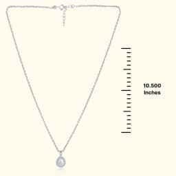 White Aura Silver Fancy Chain