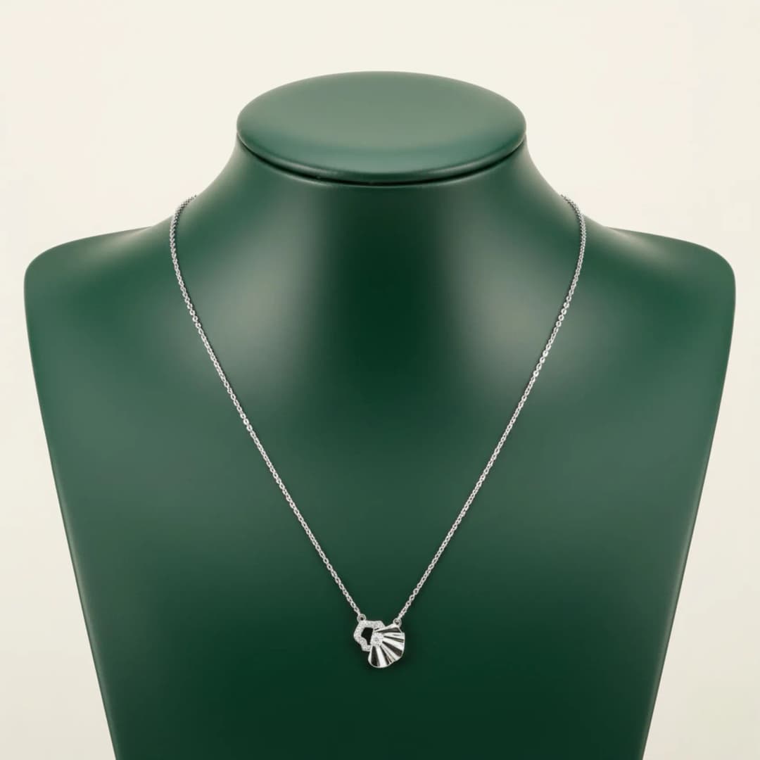 Moonlit Whisper Silver chain