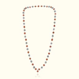 Spiritual Silver Rudraksha Mala