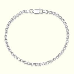Minimalistic Fancy Silver Bracelet