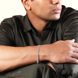 Titanium Tempest Silver Bracelet