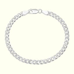 Titanium Tempest Silver Bracelet