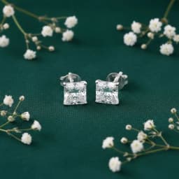 Square Illusion Studs