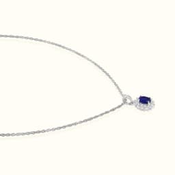 Blue Mirage Silver Fancy Chain