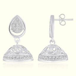 Silver Kiyana Jhumka