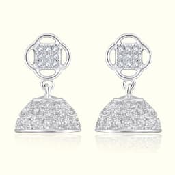 Silver Ira Jhumka