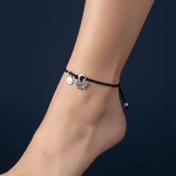 2 in 1 Silver Mayura Anklet & Bracelet