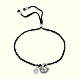 2 in 1 Silver Mayura Anklet & Bracelet