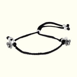 2 in 1 Silver Butterfly Anklet & Bracelet