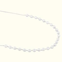 Minimal Luxe 92.5 Sterling Silver Beaded Chain