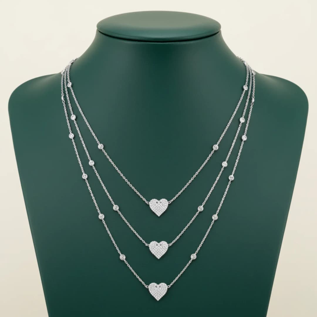 Heartfelt Sparkle Fancy Chain