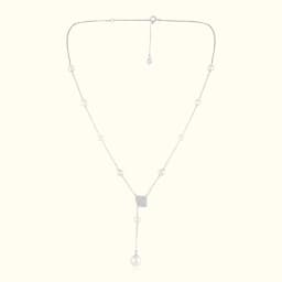 HaloPearl Sterling Silver Y Chain
