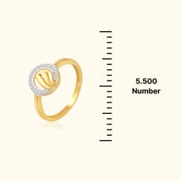 Flora 9CT Gold Leaf Dailywear Ring