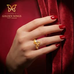 9CT Golden Mayur Dailywear Ring