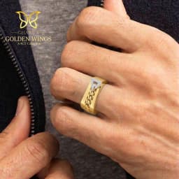 Zenith Mens 9CT Gold Grid