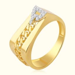 Zenith Mens 9CT Gold Grid