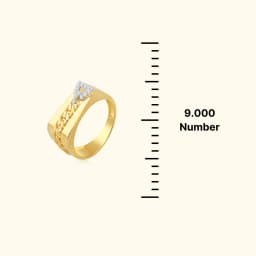 Zenith Mens 9CT Gold Grid