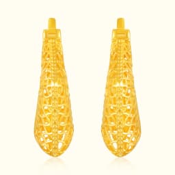 9CT Gold Geometric Mesh Bali