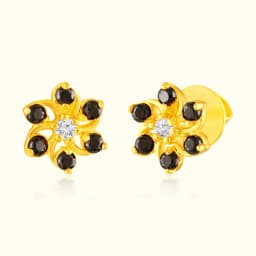 22Kt Radiant Golden Floral AD Tops