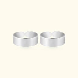 Classic Plain Silver Toe Ring