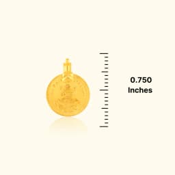 22ct Gold Lakshmi Locket