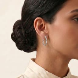 Classic Silver Hoops