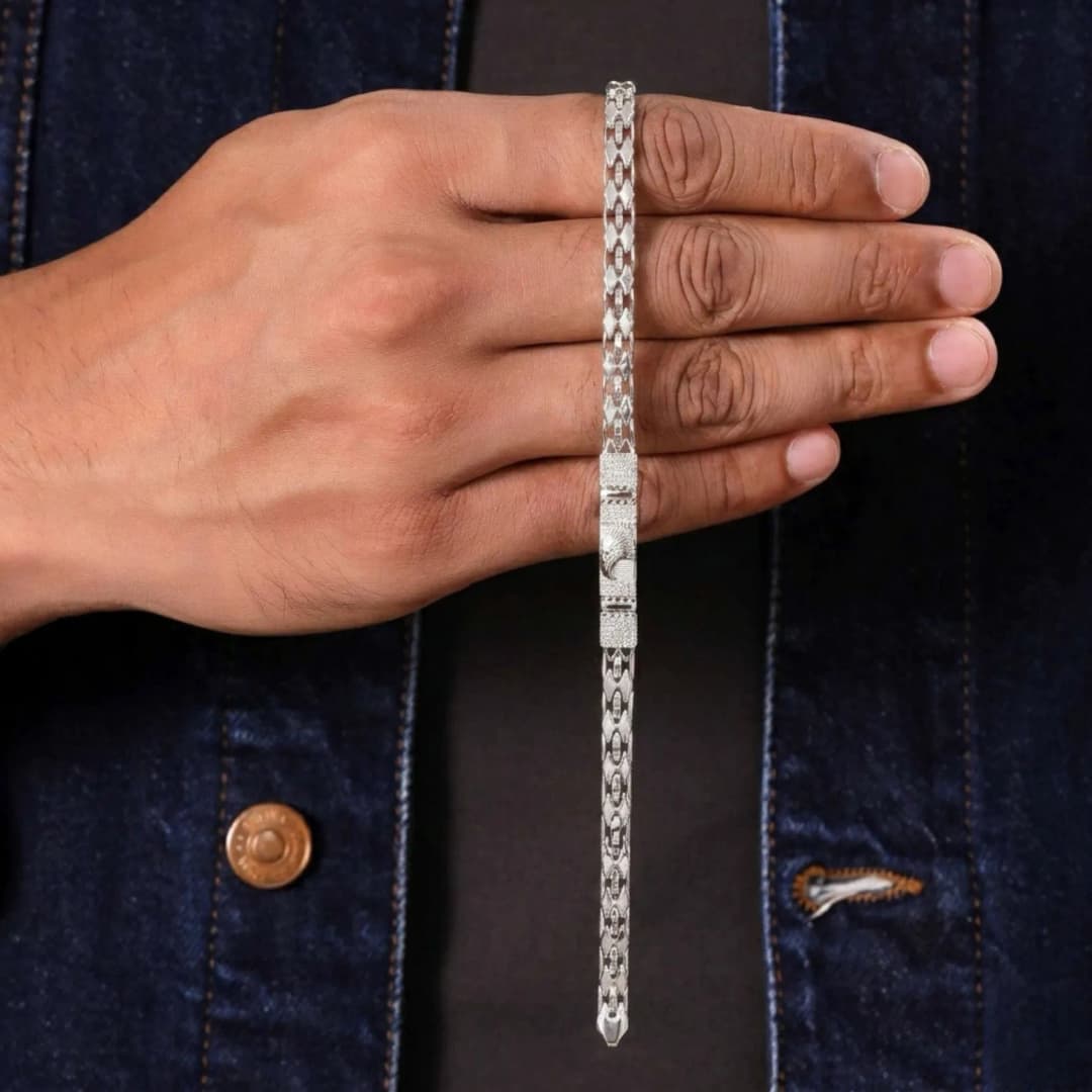 Imperio Silver Men Bracelet