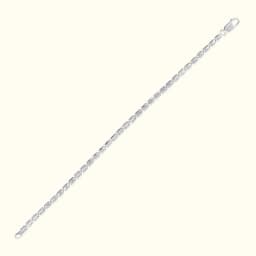 Eclipse Silver Men Bracelet