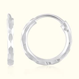 Sleek Daily Wear Silver Bali